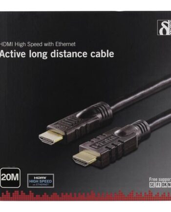 Deltaco Hdmi Aktiv Kabel 20   Sort
