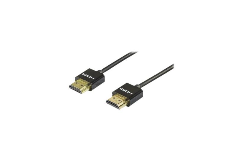 Deltaco Hdmi-1090 Hdmi-kabel Med Ethernet 50 Cm