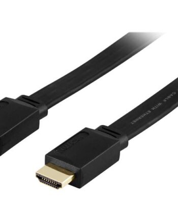 Deltaco Hdmi 7m Flad Sort