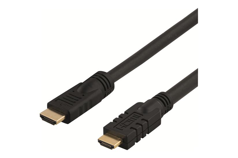 Deltaco Hdmi Til Hdmi Aktiv Kabel 10 Sort