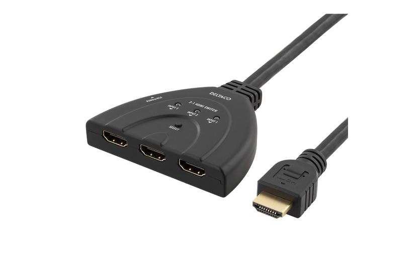 Deltaco Hdmi-7044 Video- Audioswitch Porte