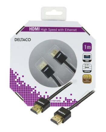 Deltaco Hdmi-1091-  Hdmi-kabel Med Ethernet