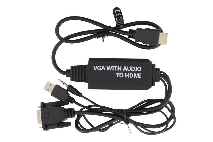 Deltaco Hdmi-kabel Hdmi Vga Audio Usb