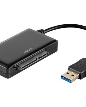 Deltaco Lagringskontrol Usb Type   Til Sata 6gb   Sort