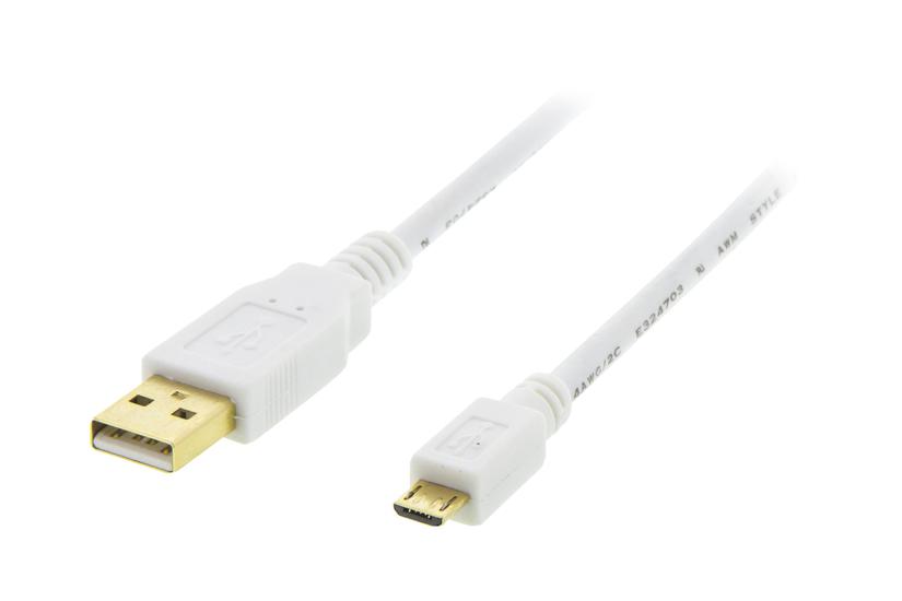 Deltaco Micro-105 Usb-kabel Micro-usb Type Til Usb
