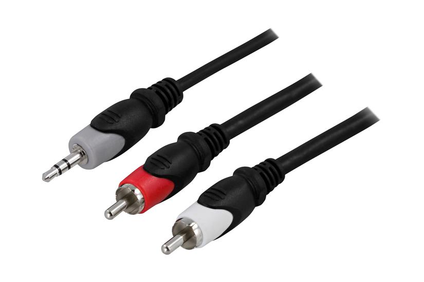 Deltaco Mm-138 Audiokabel 50 Cm