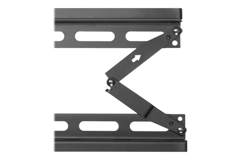 Deltaco Office Arm-0201 Heavy Duty Beslag Foldbar For Lcd-tv Kurvet Lcd-tv Mat Sort