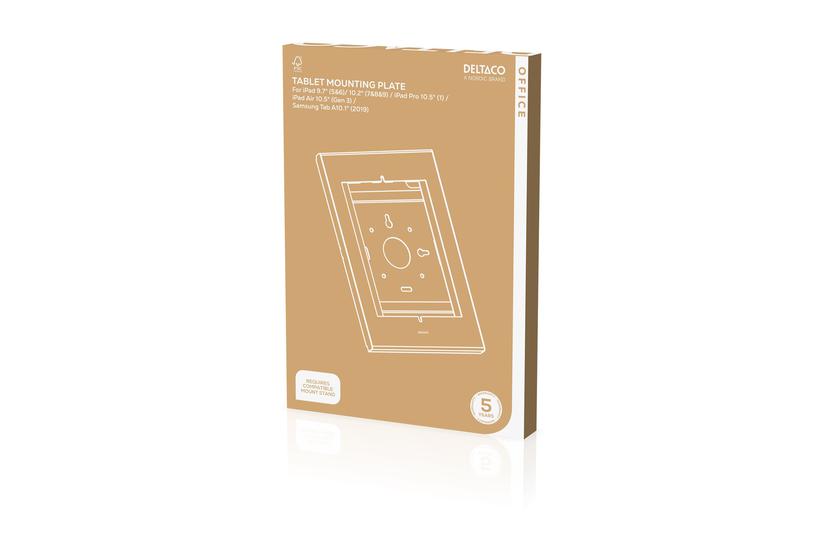 Deltaco Office Arm-0501 Indelukke For Tablet Hvidmatteret