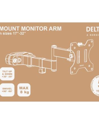 Deltaco Office Komponenter Til Montering For Lcd Display Hvid