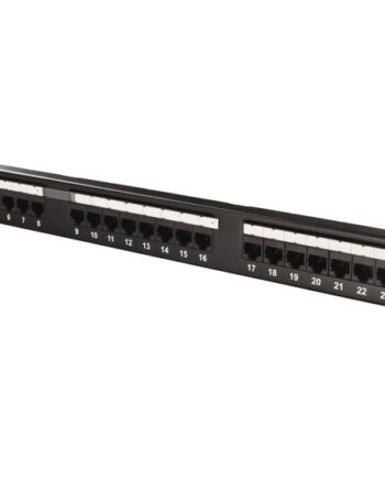 Deltaco Pan-124 Patch-panel 1u 19