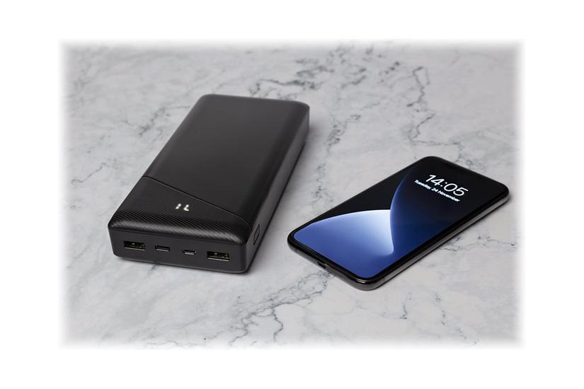 Deltaco Pb-c1002 Powerbank Li-ion Usb 24 Pin Usb- 18 Watt