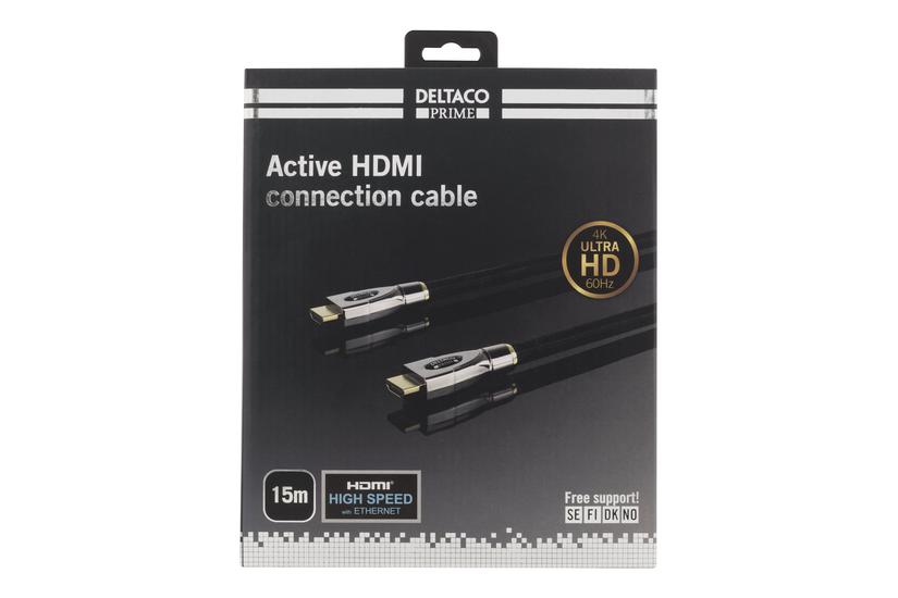Deltaco Prime Hdmi-4150 Hdmi-kabel Med Ethernet 15