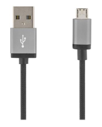 Deltaco Prime Usb     Til Micro Usb Type       Sort