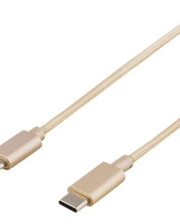 Deltaco Prime Usbc-1250 Usb Type-  Kabel 24 Pin Usb-  Til Micro-usb Type