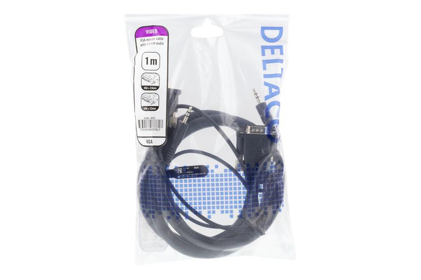 Deltaco Rgb-901 Vga- Lydkabel