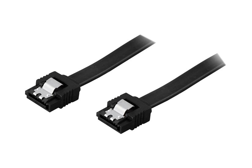 Deltaco Sata Kabel Sort