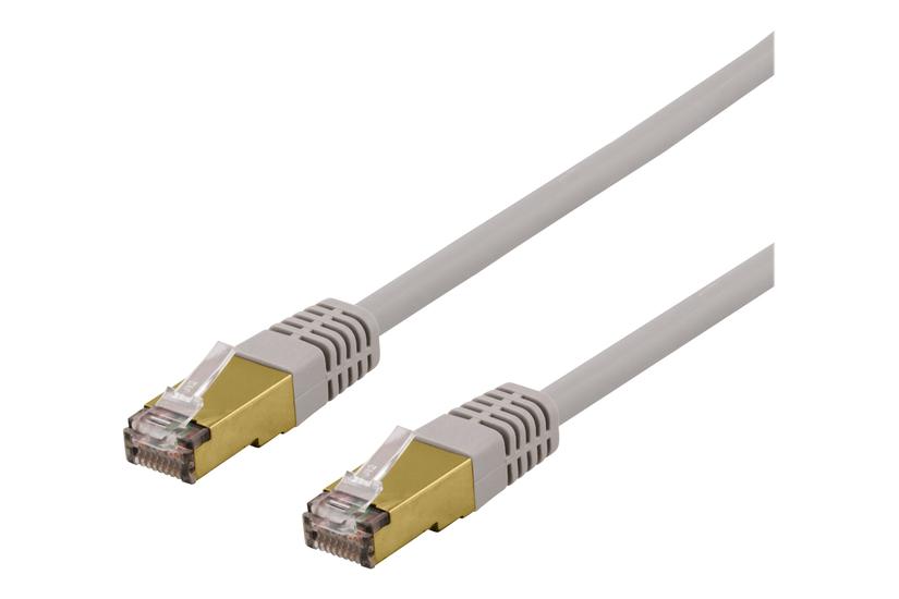 Deltaco Sftp-603ah Patchkabel 30 Cm Grå