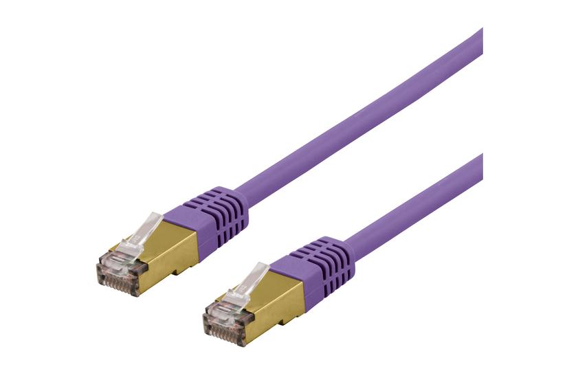 Deltaco Sftp-611pah Patchkabel Lilla
