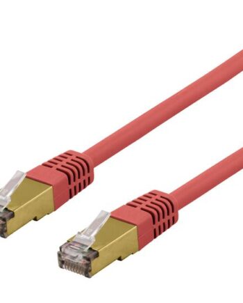Deltaco Sftp-60rah Patchkabel 50 Cm Rød