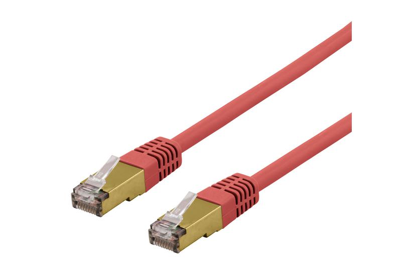 Deltaco Sftp-60rah Patchkabel 50 Cm Rød