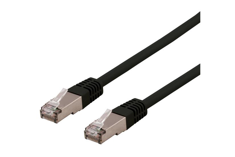 Deltaco Sftp-60sh Patchkabel 50 Cm Sort