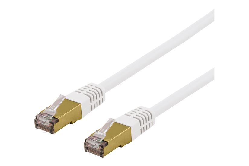 Deltaco Sftp-62vah Patchkabel Hvid
