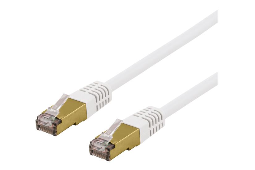 Deltaco Sftp-65vah Patchkabel Hvid