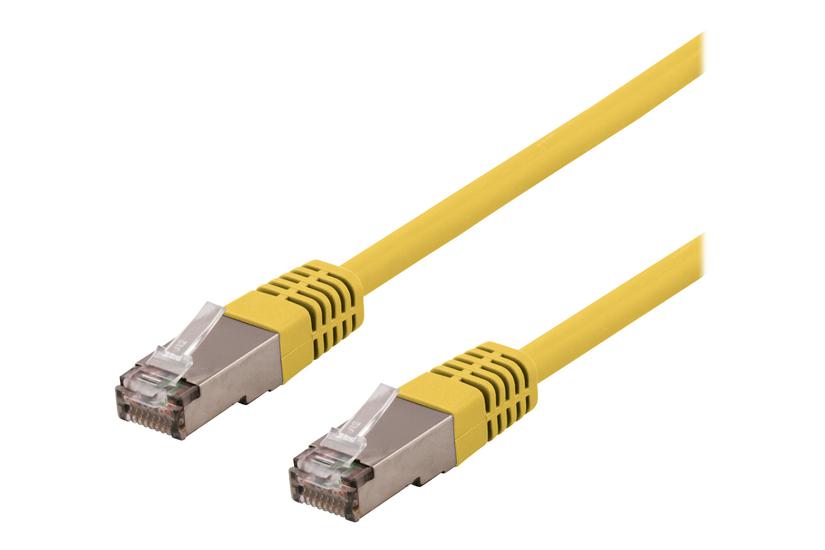 Deltaco Stp-603glau Patchkabel 30 Cm Gul