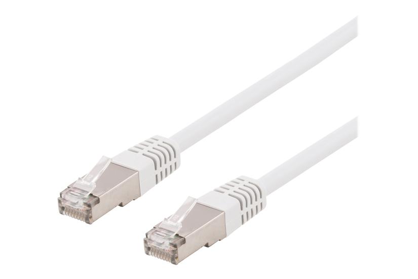 Deltaco Stp-625vau Patchkabel 25 Hvid