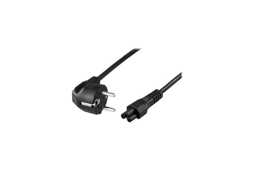 Deltaco Strømkabel Power Cee Til Iec 60320 C5 20 Cm