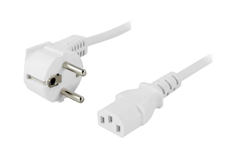 Deltaco Strømkabel Power Cee Til Power Iec 60320 C13 20 Cm
