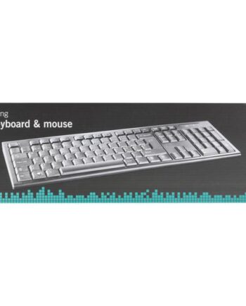 Deltaco Tb-114 Sæt Med Mus Og Tastatur Nordisk Sort Indgangsudstyr