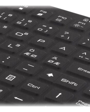 Deltaco Tb-509 Tastatur Med Pegepind  Museknap Nordisk Sort Indgangsudstyr
