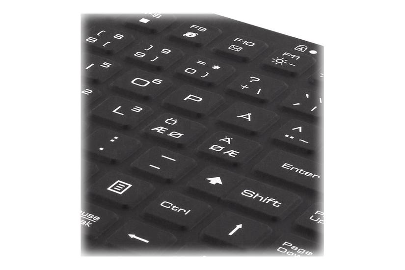 Deltaco Tb-509 Tastatur Med Pegepind Museknap Nordisk Sort Indgangsudstyr