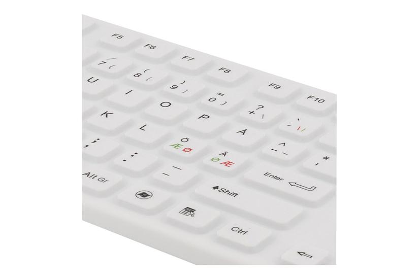 Deltaco Tb-505 Tastatur Nordisk Hvid Indgangsudstyr