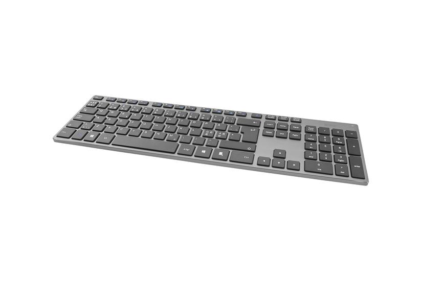 Deltaco Tb-802 Tastatur Qwerty Pan Nordic Mørkegrå Indgangsudstyr