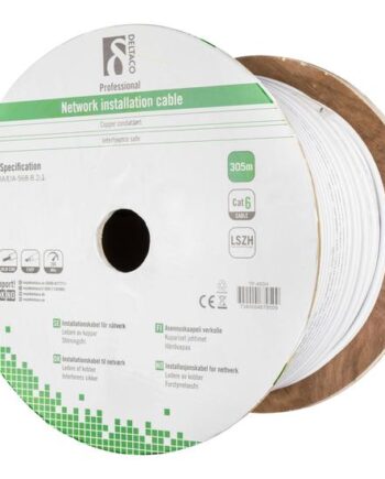 Deltaco Tp-48gh Bulkkabel 305   Hvid