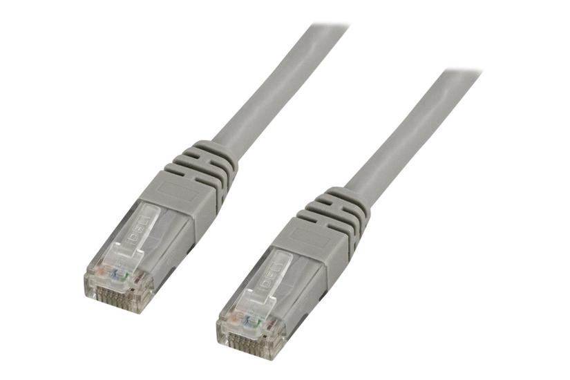 Deltaco Tp-607 Patchkabel 75 Cm Grå