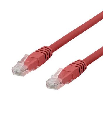 Deltaco Tp-603rau Patchkabel 30 Cm Rød