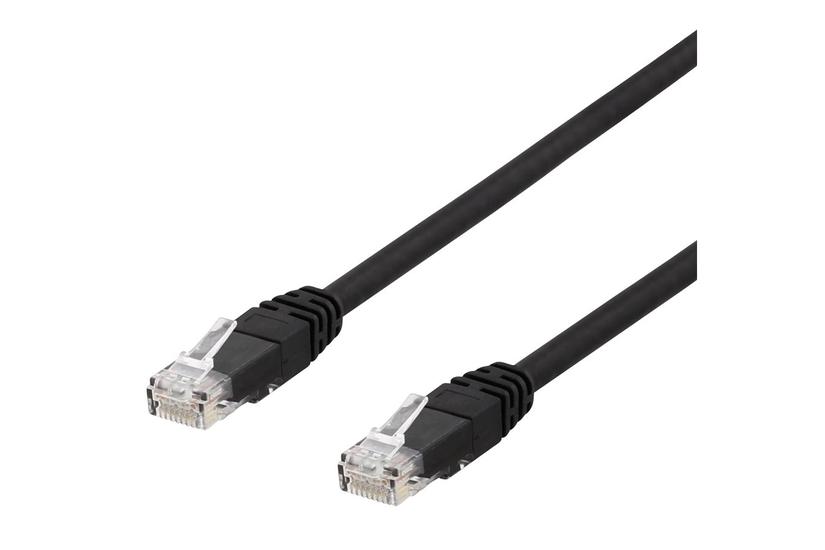 Deltaco Tp-603sau Patchkabel 30 Cm Sort