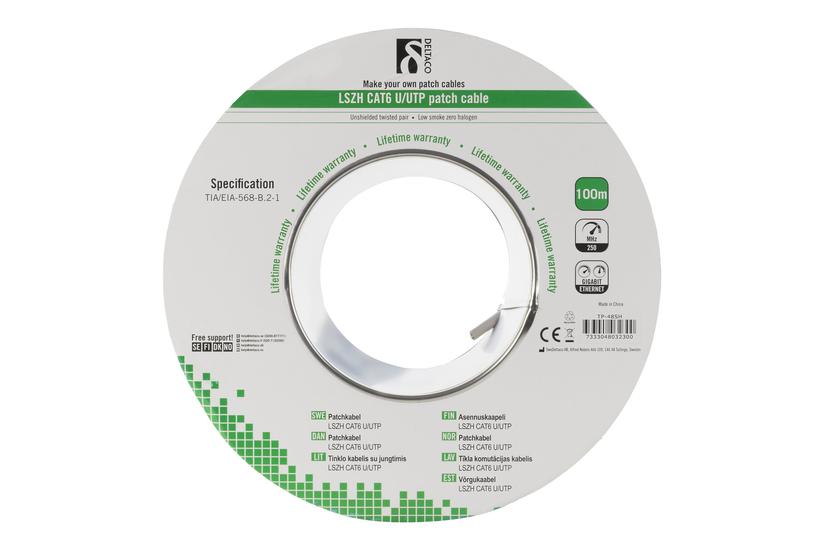 Deltaco Tp-48sh Bulkkabel 100 Hvid