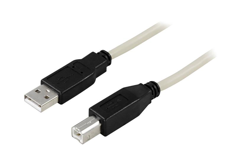 Deltaco Usb Til Usb Grå