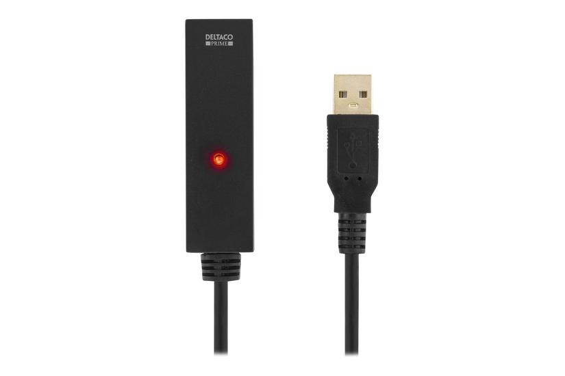 Deltaco Usb Type Til Usb Type Aktive Kabel 10 Sort