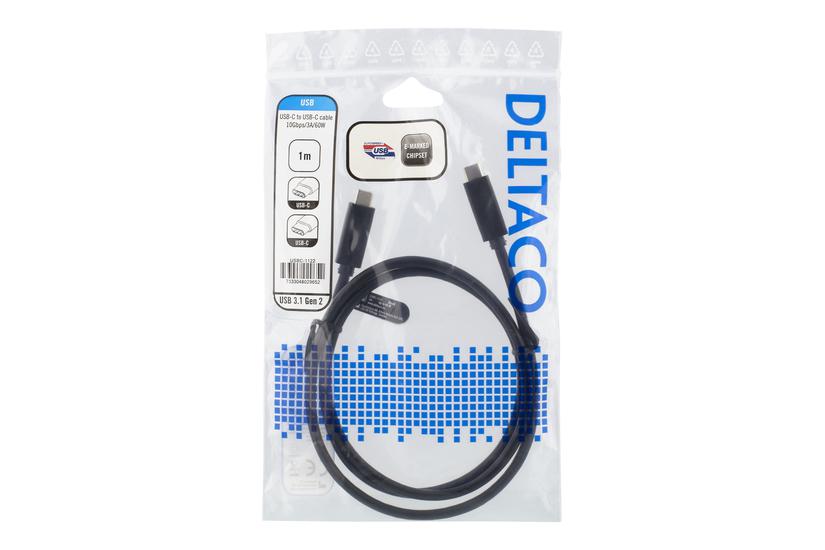 Deltaco Usb Type- Kabel 24 Pin Usb- Til 24 Pin Usb-