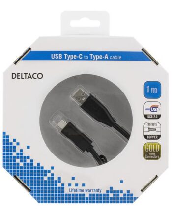 Deltaco Usb Type-  Kabel Usb Til 24 Pin Usb-