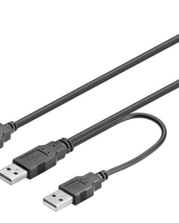 Deltaco Usb2-16 Usb-kabel Usb Til Usb 30 Cm