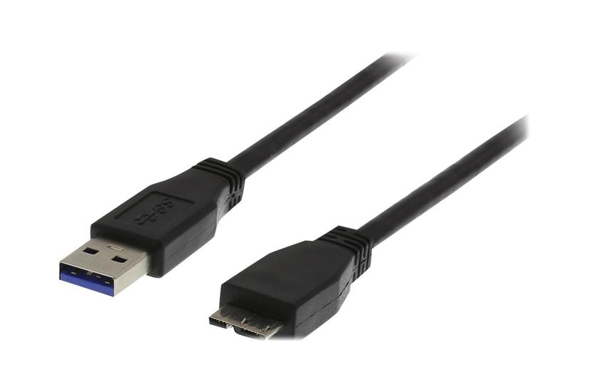 Deltaco Usb3-005 Usb-kabel Usb Type Til Micro-usb Type 50 Cm