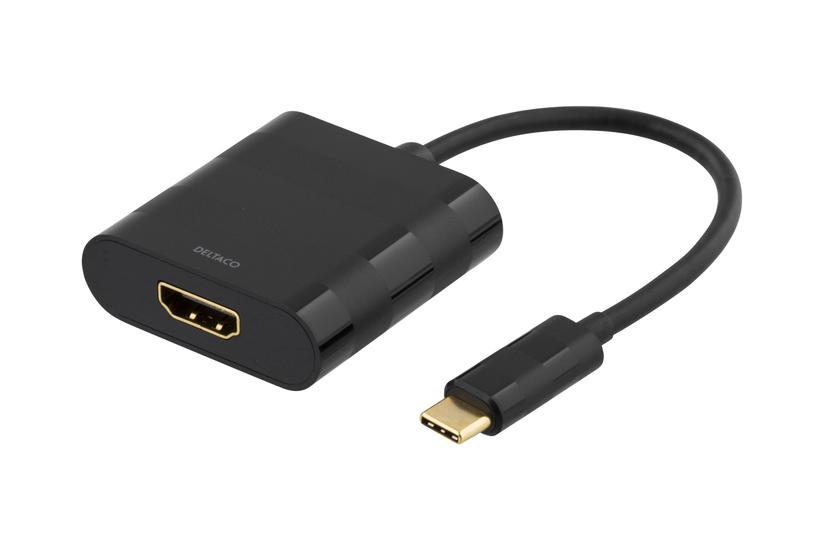 Deltaco Usb- Til Hdmi Sort