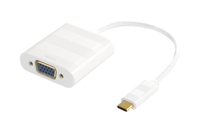 Deltaco Usb- Til Vga Hvid