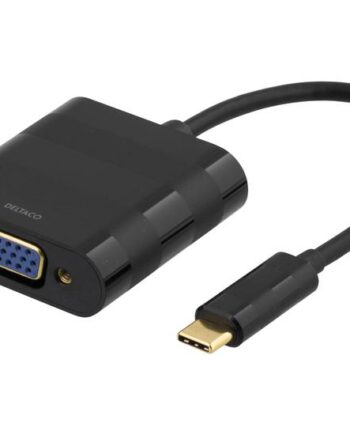 Deltaco Usb-  Til Vga       Sort